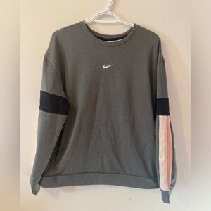 Nike Gray and Black Women's Sweater